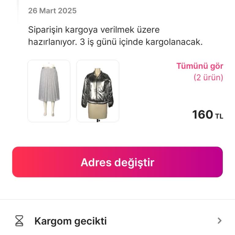 Gardrops'tan Satın Alınan Ürünlerin Teslim Edilmemesi Ve İade Sorunu