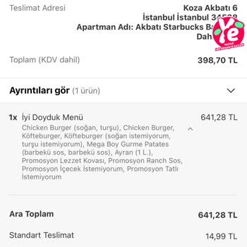 Eksik Ürünler Ve İade Sorunu: Saloon Burger Ve Yemeksepeti Hayal Kırıklığı