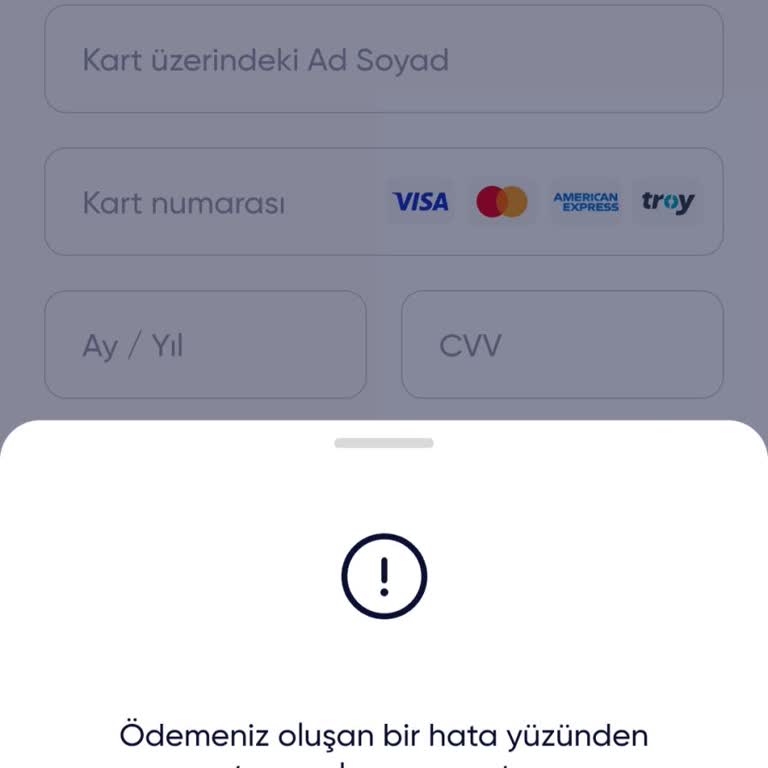 Ödeme Hatası: Sorunun Kaynağı Belirsiz