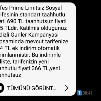 Türk Telekom Kampanya Fiyat Çelişkisi