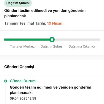 Teslim Edilmeyen Kargo Ve Güncellenmeyen Sistem Sorunu