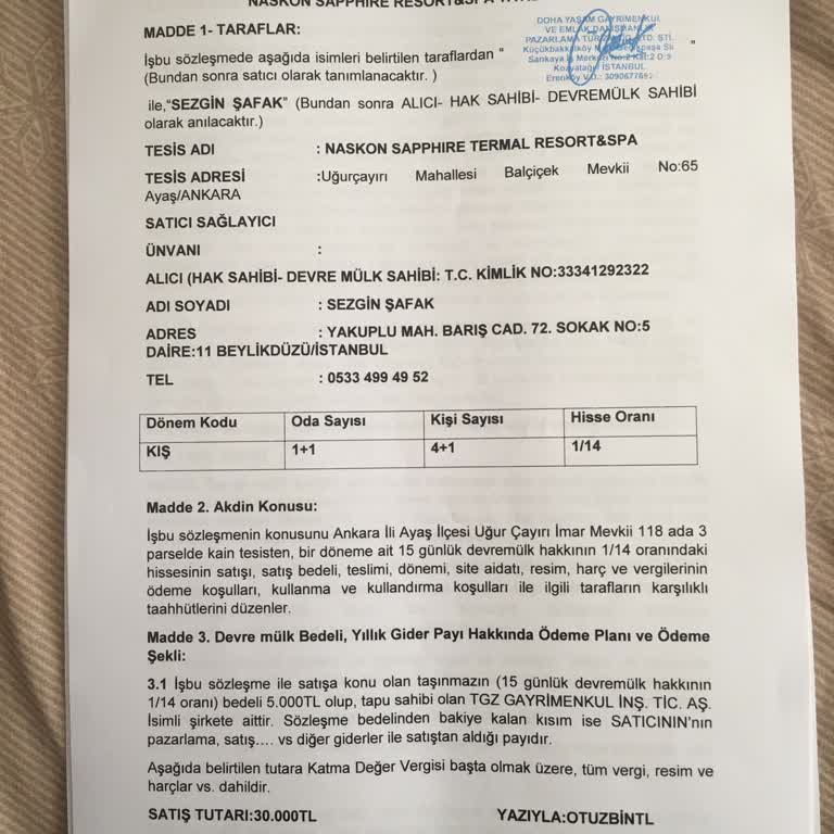 Devremülk Satışı Beklentisi Ve İletişim Sorunları