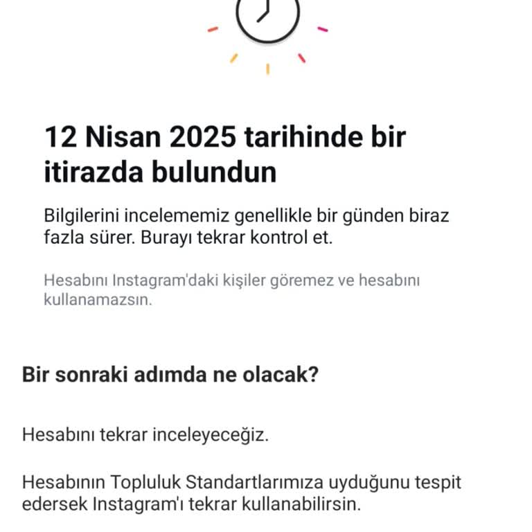 Instagram Haksız Yere Kapatılan Hesabım İçin Çözüm Bekliyorum