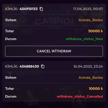 Casinotürk'te Çekim Talebim Beklemede: Hesabım Pasif Mi?