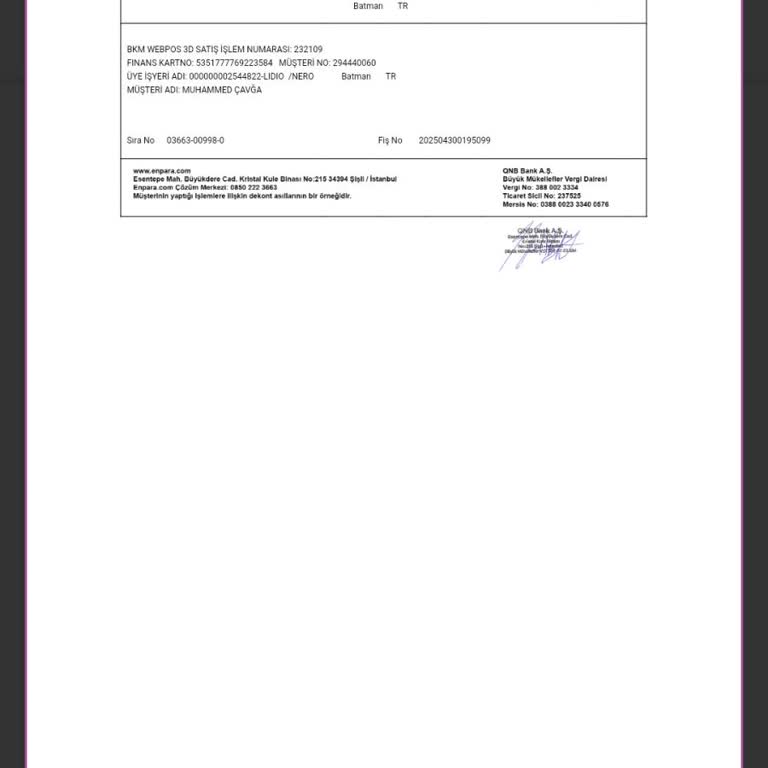 Lidio/Nero Şirketiyle Yaşanan Kart Mağduriyeti