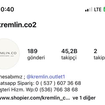 Kremlin.co2'dan Sipariş Verdim, Ne Ürün Var Ne Bilgi!