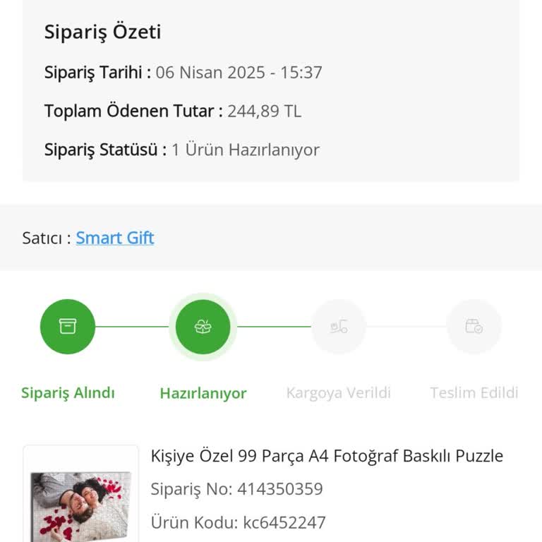 İki Haftadır Kargoya Verilmeyen Sipariş Ve İptal Sorunu
