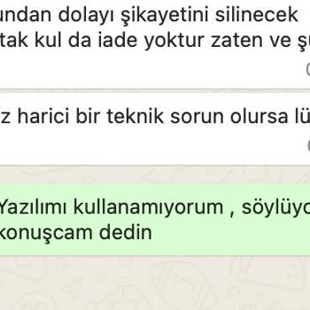 Ödeme Yapılan Yazılımda Sürekli Hatalar Ve İade Sorunu