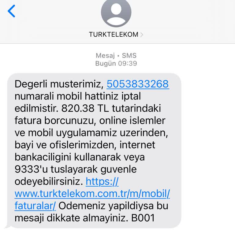 Beklenmedik Fatura Şoku Ve Müşteri Hizmetleri Sorunu