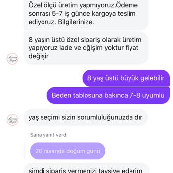 Doğum Günü Elbisesi Krizi: Zamanında Teslimat Sorunu