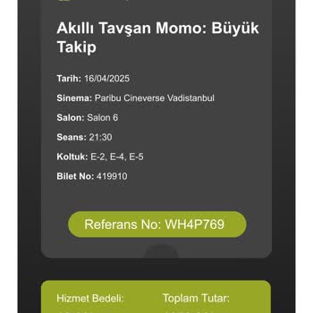 Paribu Cineverse Bilet Faturasında Eksik Vergi Bilgileri