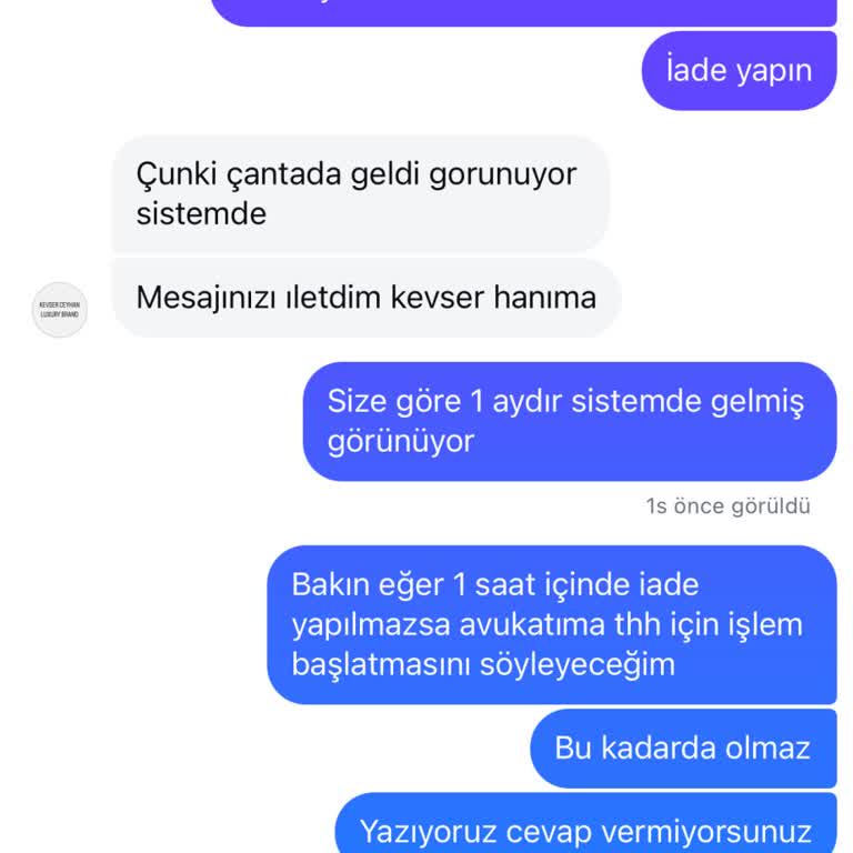 Sipariş Verdim Ama Ürünüm Gelmedi ve İade de Yapılmıyor