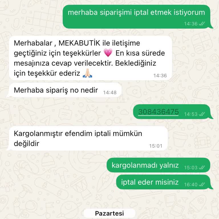 Hayal Kırıklığı: İade Ve İletişim Sorunları