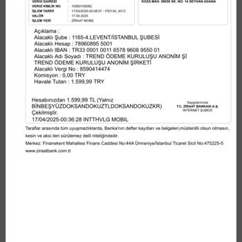 Eksik Bilgi Nedeniyle Tamamlanmayan UC Alımı