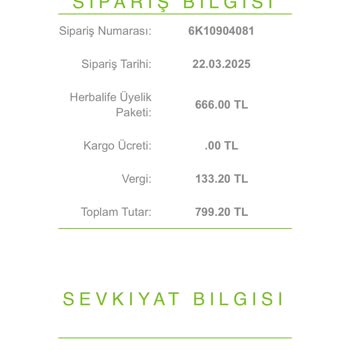 Herbalife Ürünleri Ve İade Sorunu