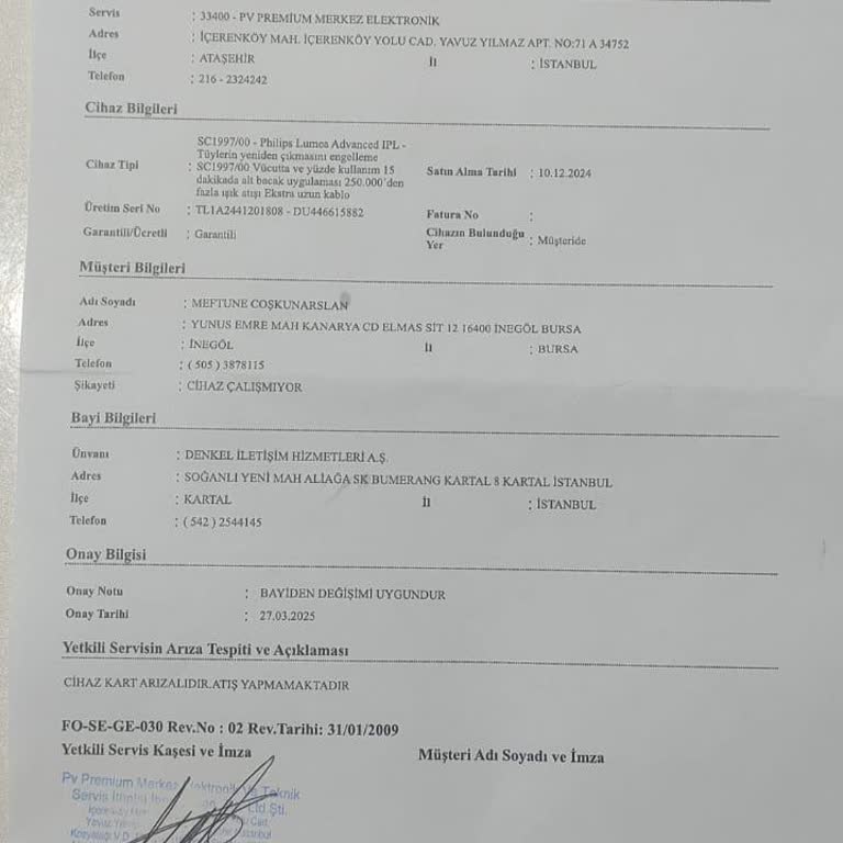 Trendyol'dan Alınan Lazer Epilasyon Cihazı Sorunu Çözülemiyor!