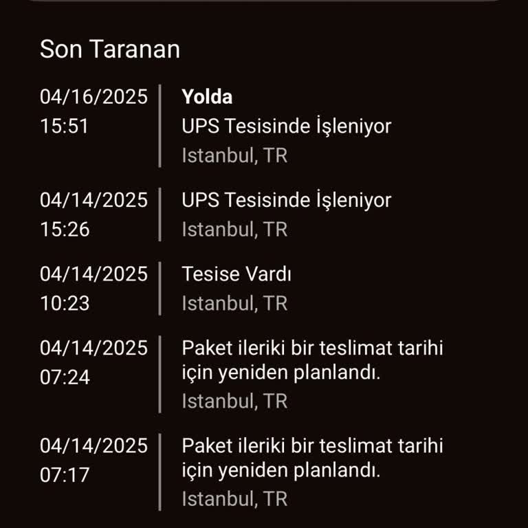 UPS: Bir Haftada Teslim Edilemeyen Kargo Sorunu