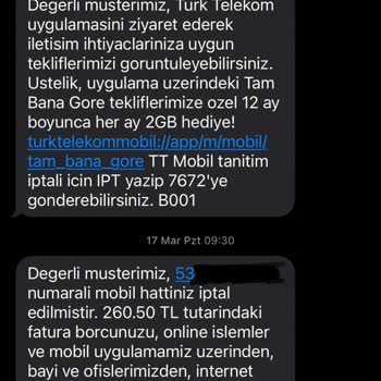 Haksız 1281,32 TL Fatura Şoku Ve İletişim Sorunları