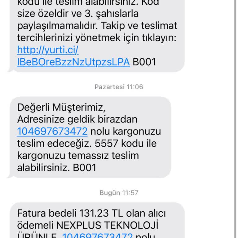 Nexplus Teknoloji Ürünleri Bilgim Olmadan SMS Gönderiyor