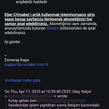 Abonelik İptali Sorunu Ve İletişim Eksikliği