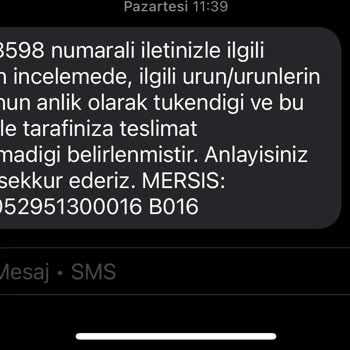 Migros Sanal Market'te Eksik Ürün Ve Yetersiz Müşteri Hizmeti