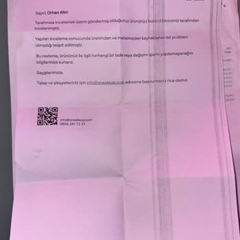Kurumsal Mağazanın Ürün Kontrol Sürecinde Hayal Kırıklığı