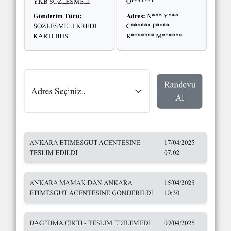 Kredi Kartım Hâlâ Elime Ulaşmadı!