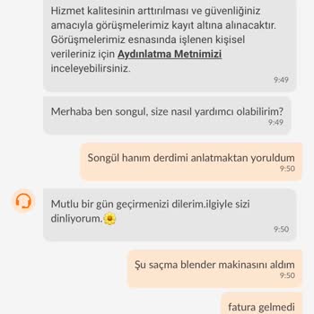 Yanlış Renk Ve Faturasız Ürün Teslimatı