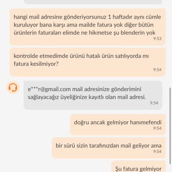 Yanlış Renk Ve Faturasız Ürün Teslimatı