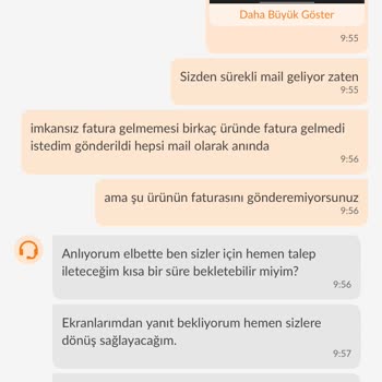 Yanlış Renk Ve Faturasız Ürün Teslimatı