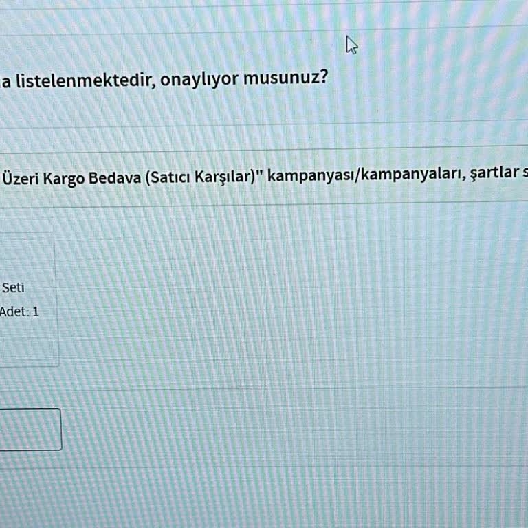 Trendyol'da İptal Sürecinde Kargo Ücreti Şoku