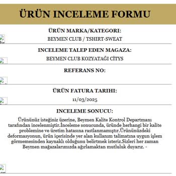 Beymen Club'da Kalite Sorunu Ve Yetersiz Müşteri Hizmetleri