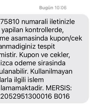Migros Kupon İadesi Sorunu