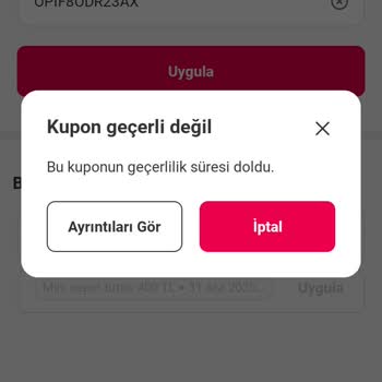Kupon Kodu Sorunu Ve Ulaşım Zorluğu