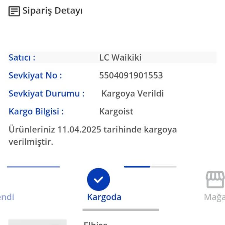 LCW Online Siparişim Kargoda Kayboldu