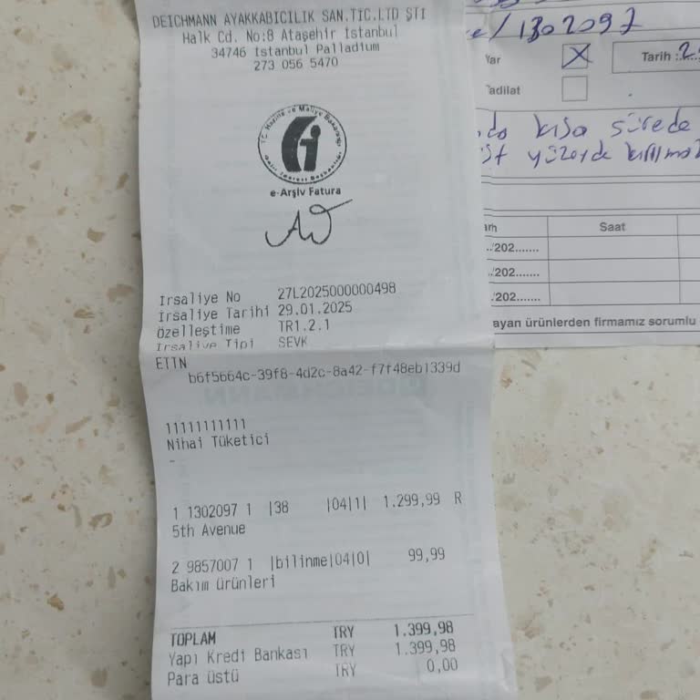 Deichmann Ayakkabısında Kısa Sürede Dikiş Açılması Ve İade Sorunu