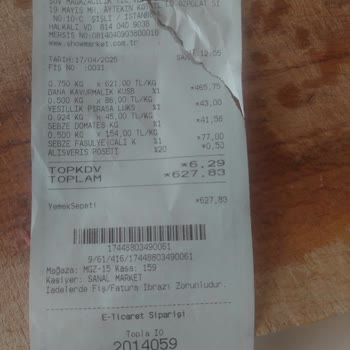 Eksik Ve Yağlı Et Siparişi Mağduriyeti