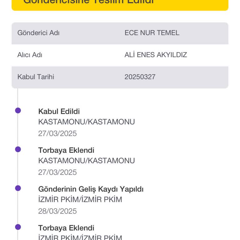 Adres Sorunu Nedeniyle İade Edilen Ürün Ve İade Edilmeyen Para