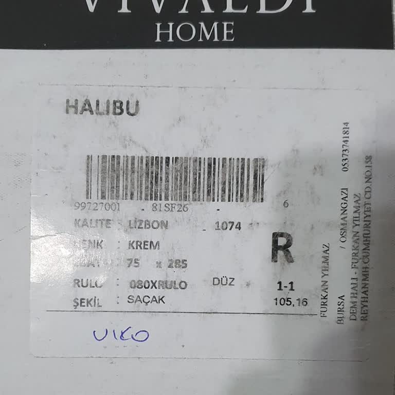 Vivaldi Marka Yollukların Aşırı Kokusu Ve Değişim Sorunu