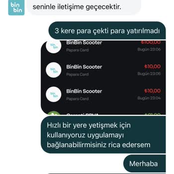 BinBin Uygulamasında Yükleme Sorunu Ve Müşteri Hizmetleri Cevapsızlığı
