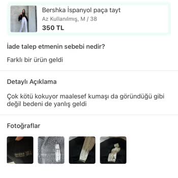 Yanlış Ürün İadesi İle Mağduriyet