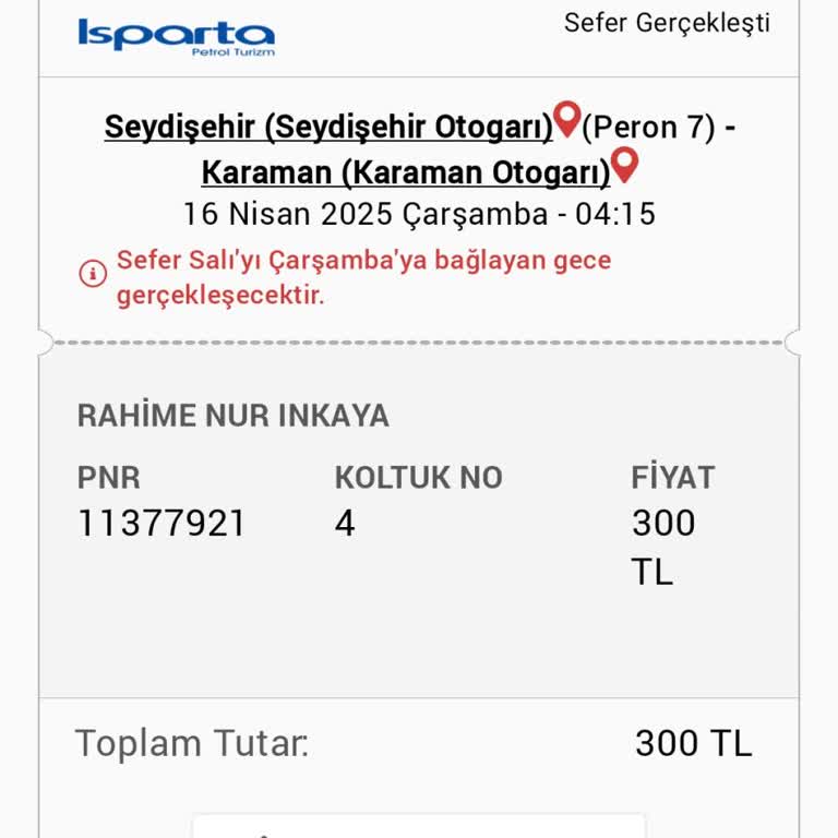 Yanlış Bilgi Ve Saygısız Muavin Nedeniyle Mağduriyet