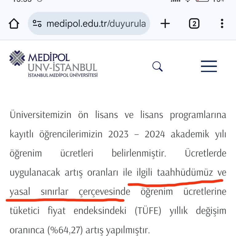 İstanbul Medipol Üniversitesi'nden Fahiş Zam Şoku Ve İletişim Engeli