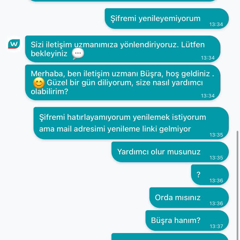 Watsons Hesabına Erişim Sorunu