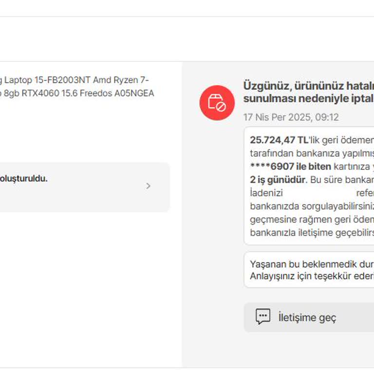 Hepsiburada'da Tekrarlayan Sipariş İptalleri Ve Müşteri Güvensizliği