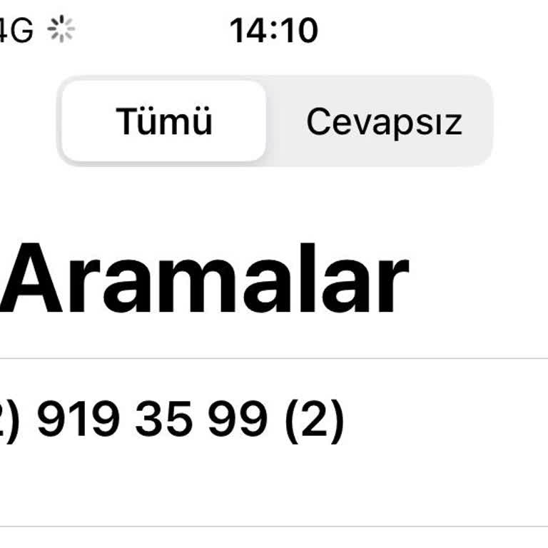 Bilinmeyen Aramalardan Rahatsızlık