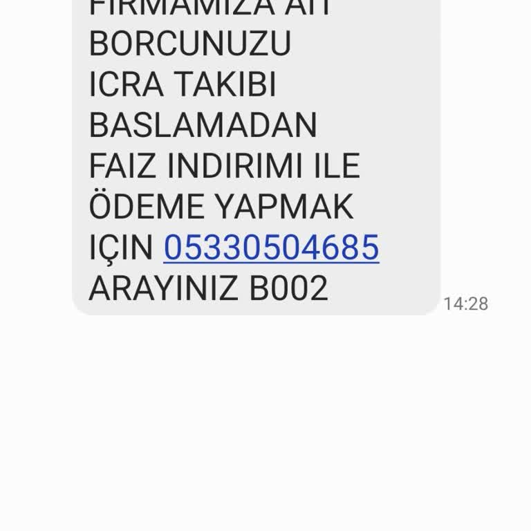 Yanıltıcı Sipariş Bildirimi Ve Sahte Borç Talebi