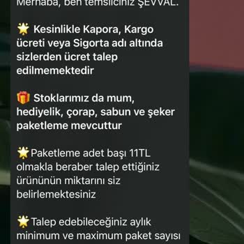 Evde Paketleme İş Başvurusunda Kişisel Bilgilerin Güvenliği Hakkında Endişe