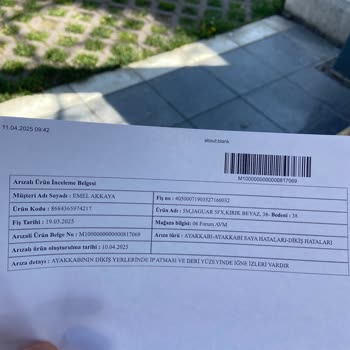 FLO'dan Alınan Ayakkabıda Dikiş Problemi Ve İade Sorunu