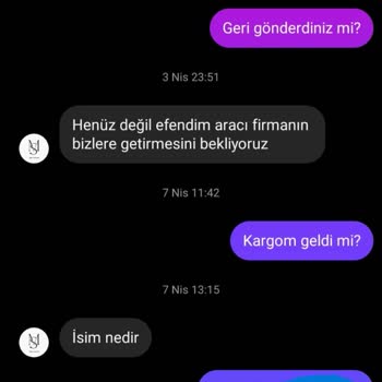 Bayram Öncesi Verilen Siparişin Teslim Edilmemesi Ve İletişim Sorunları